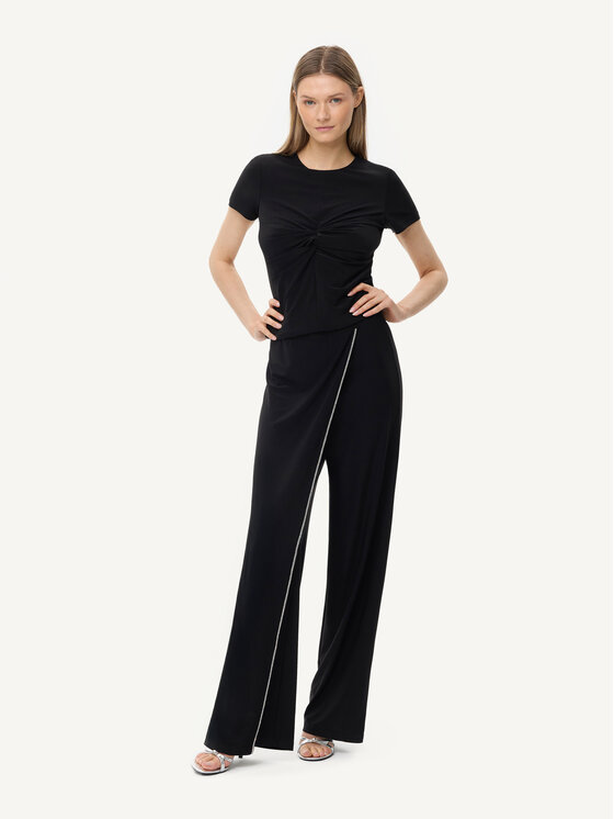 KMX KMX Spodnie materiałowe 809940007 Czarny Straight Fit