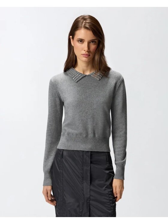 PINKO PINKO Maglione 85905 Grigio Regular Fit