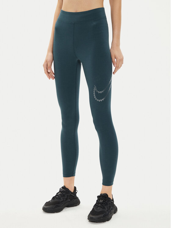 Nike Leggings FB8766 Zelena Tight Fit