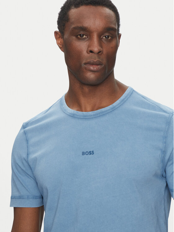 BOSS BOSS Marškinėliai Tokks 50502173 Mėlyna Regular Fit