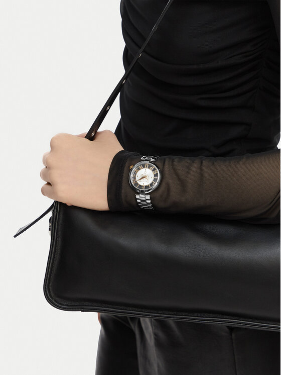 Plein Sport Plein Sport Laikrodis Tiger Luxe PSMBA0123 Sidabrinė