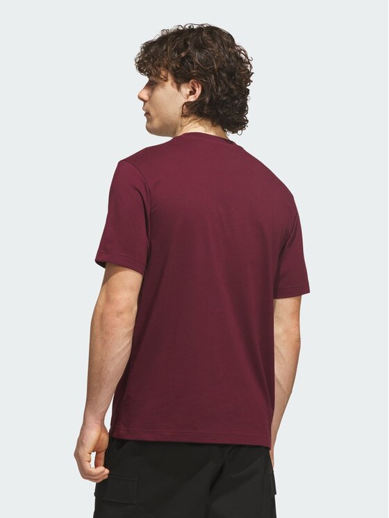 adidas adidas T-Shirt Varsity Tailsweep Graphic Czerwony Regular Fit