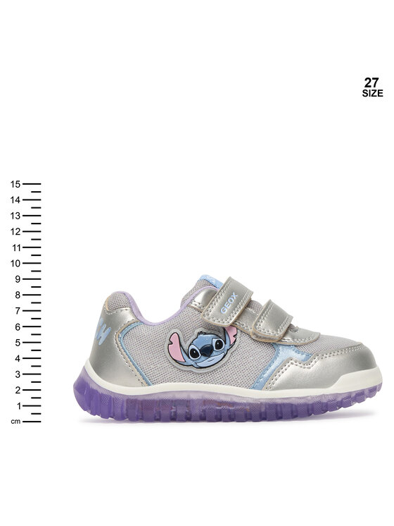 Geox Geox Tenisice B Lightyloo Girl B6561C 0AJAS C1316 Srebrna