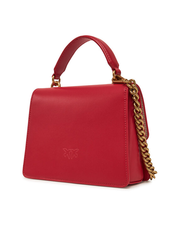 PINKO PINKO Ročna torba Love One Top Handle Mini Light PE 25 PLTT 100071 A0F1 Rdeča