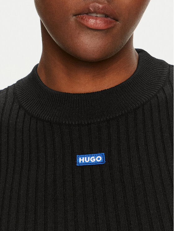 HUGO Hugo Sweater Scoovy_B 50518280 Fekete Slim Fit