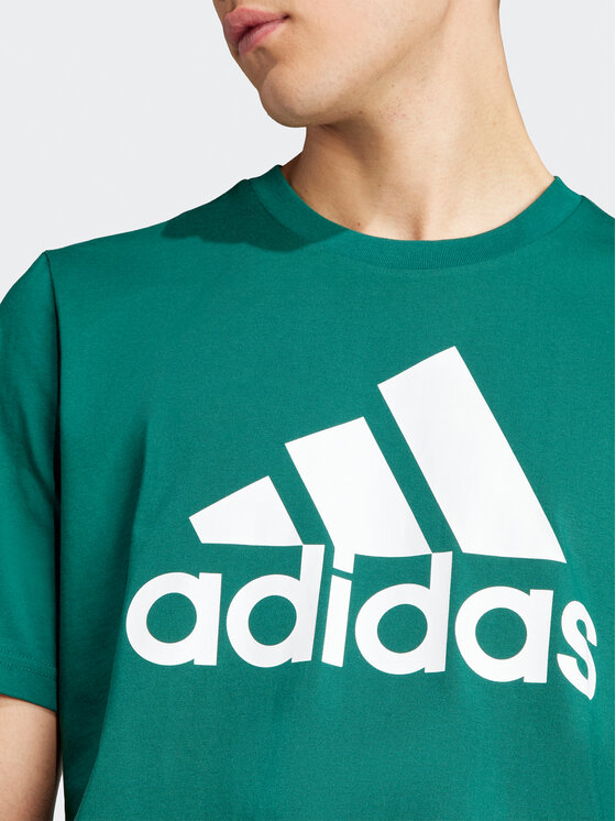 adidas adidas Marškinėliai Essentials IS1300 Žalia Regular Fit
