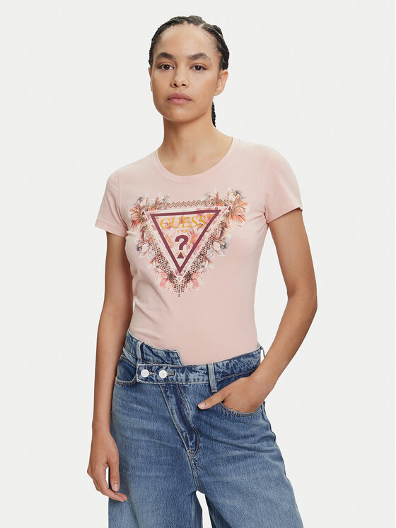Guess Guess T-särk W5YI08 J1314 Oranž Regular Fit