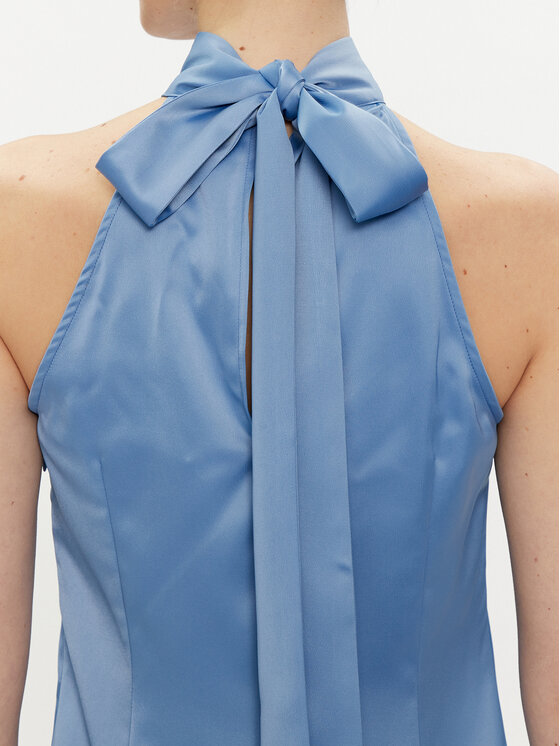 YAS YAS Kokteilinė suknelė Dottea 26032326 Mėlyna Regular Fit