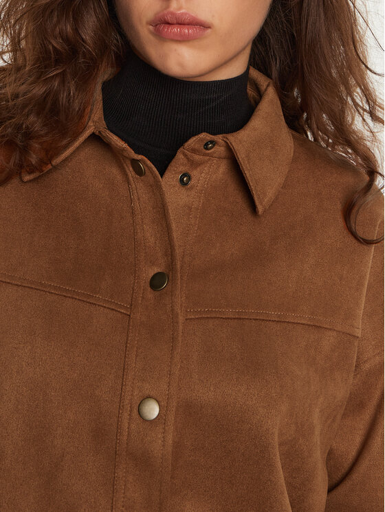 JDY JDY Jacke aus Kunstleder Sif 15347602 Braun Regular Fit