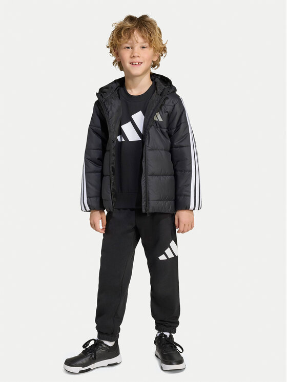 adidas adidas Winterjacke Essentials 3-Stripes JW2443 Schwarz Regular Fit