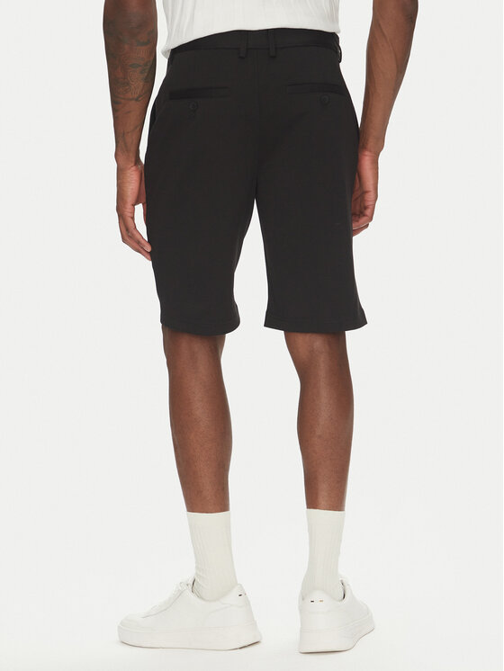 Lindbergh Lindbergh Шорти от плат 30-506062 Черен Regular Fit