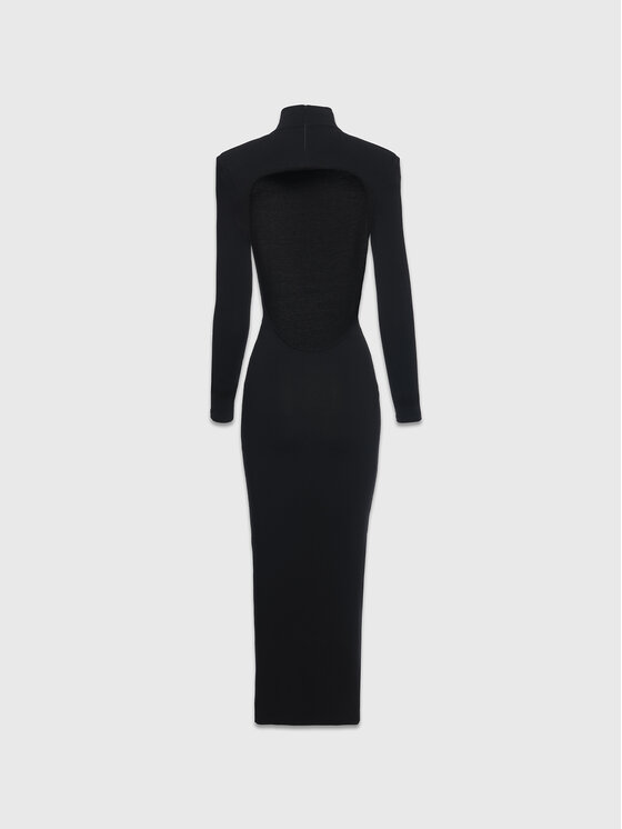 La Mania La Mania Sukienka codzienna AMY Czarny Classic Fit