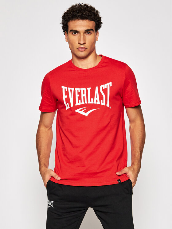 Everlast Everlast Majica 807580-60 Rdeča Regular Fit