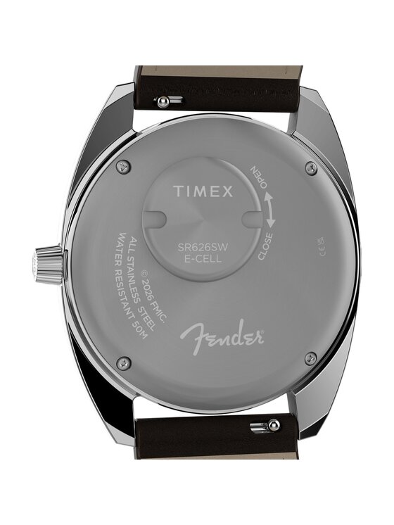 Timex Timex Zegarek TW6A14700 Brązowy