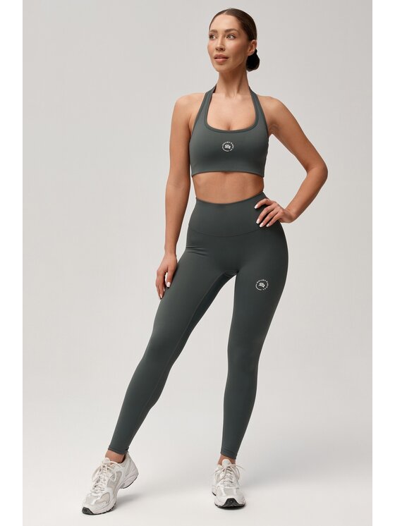 ROUGH RADICAL ROUGH RADICAL Legginsy ZOYA CLASSIC Zielony ciemny Slim Fit