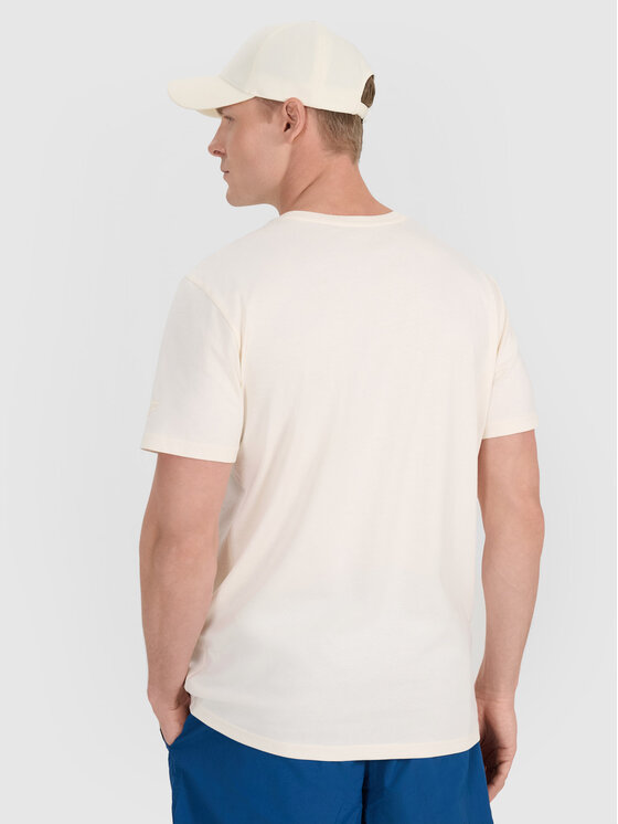 4F 4F T-Shirt CHILLY WAVES Biały Regular Fit