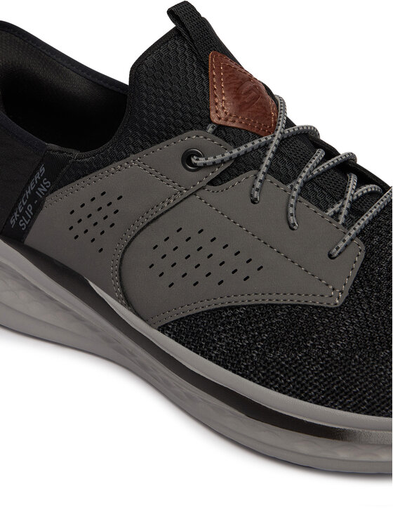 Skechers Skechers Sportcipők Slip-Ins Rf: Slade - Caster 210889/BKGY Fekete