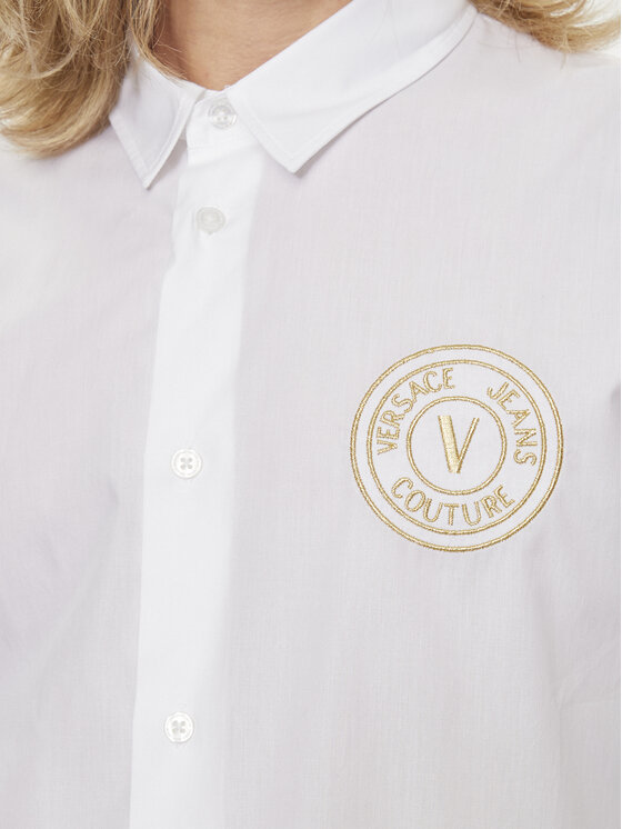 Versace Jeans Couture Versace Jeans Couture Πουκάμισο 76GALYS2 Λευκό Regular Fit
