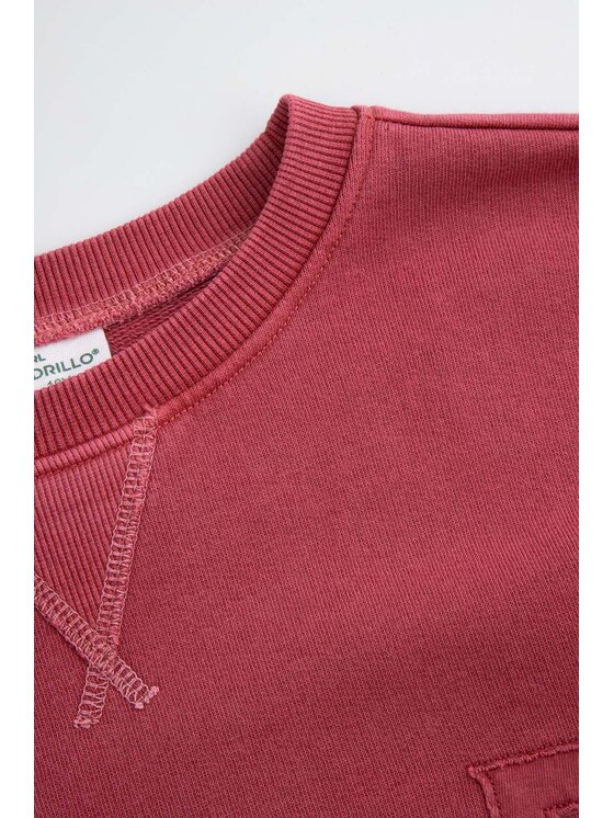 Coccodrillo Coccodrillo Bluza WC6132101FBJ-017 Bordowy Regular Fit