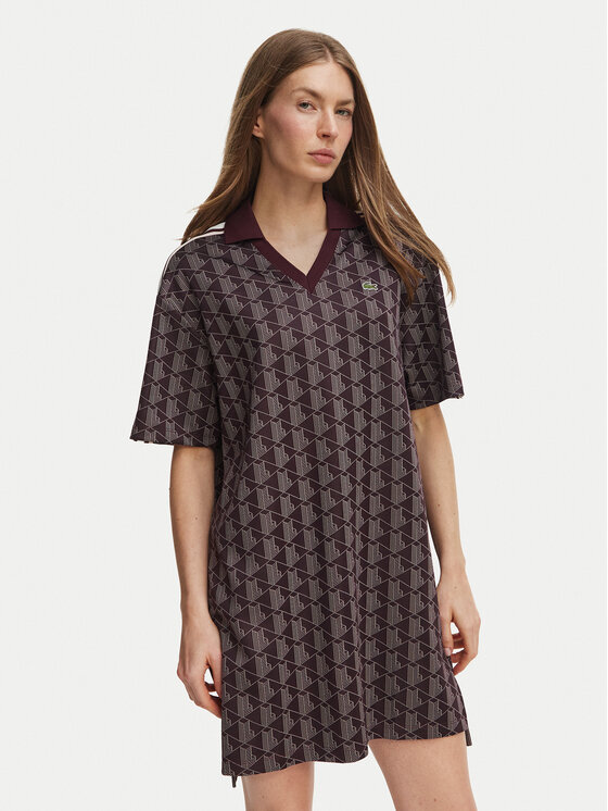 Lacoste Ежедневна рокля EF8309 Цветен Regular Fit