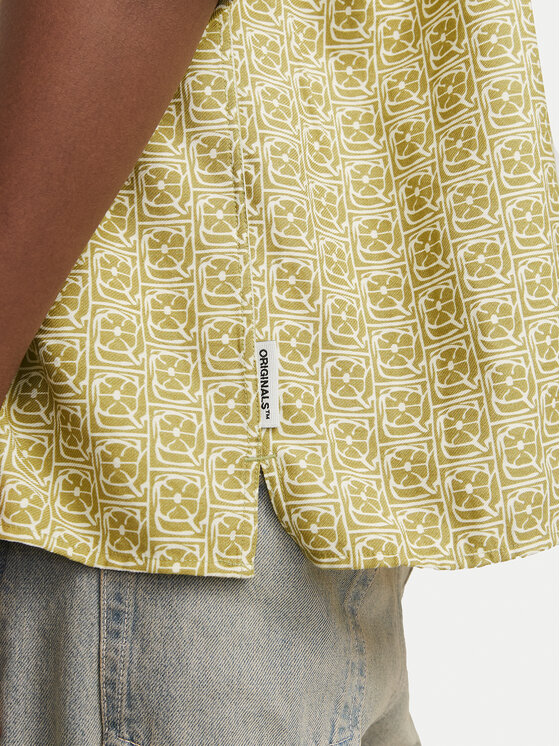 Jack & Jones Jack & Jones Koszula Marshall 12271103 Żółty Wide Fit