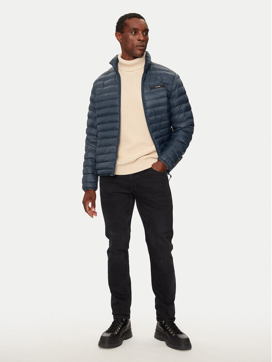 Calvin Klein Calvin Klein Zimní bunda K10K113474 Modrá Regular Fit
