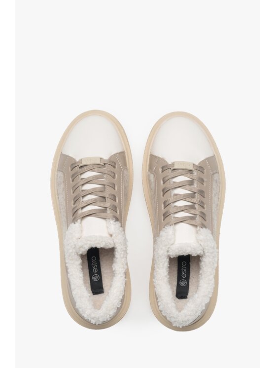 Estro Estro Sneakers ER00116046 Μπεζ