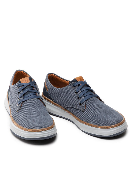 Skechers Skechers Poltopánky Ederson 65981/NVY Tmavomodrá