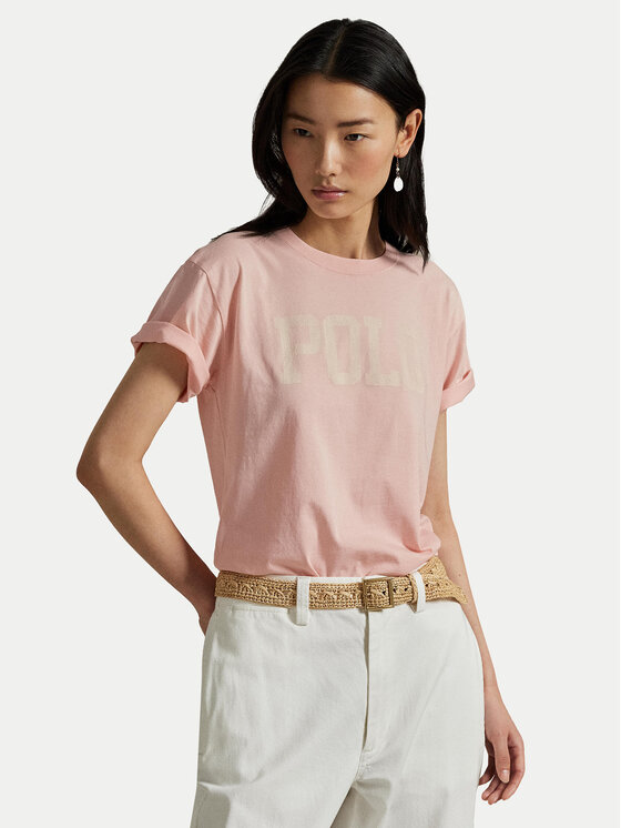 Polo Ralph Lauren Polo Ralph Lauren T-Shirt 211965096001 Koralowy Regular Fit