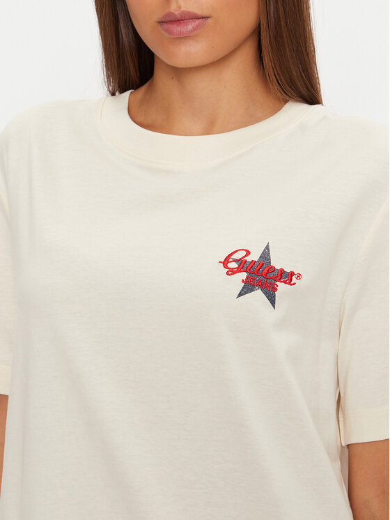 Guess Guess T-Shirt W4BI55 K8HM0 Ροζ Oversize
