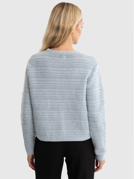 BIG STAR BIG STAR Kardigan MARINARA_400_160 Niebieski Basic Fit