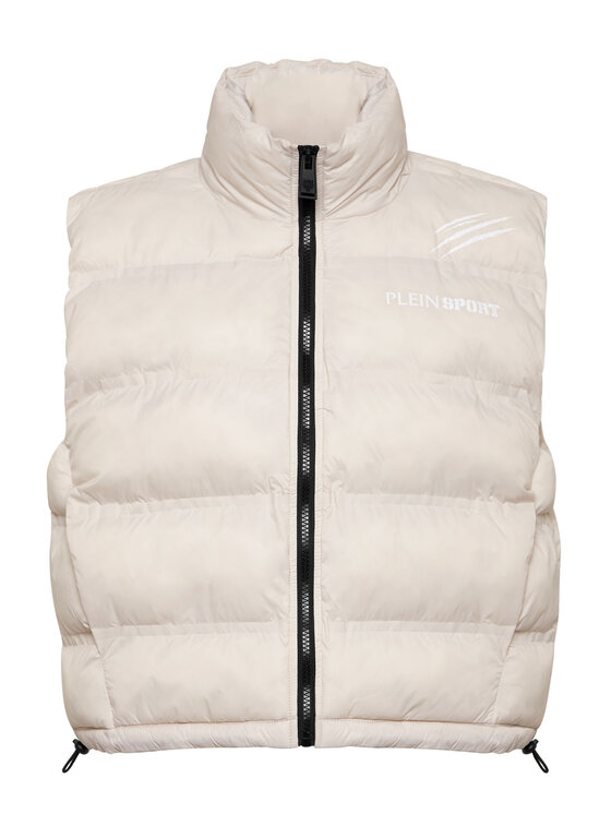Plein Sport Plein Sport Gilet 22961 Bianco Regular Fit