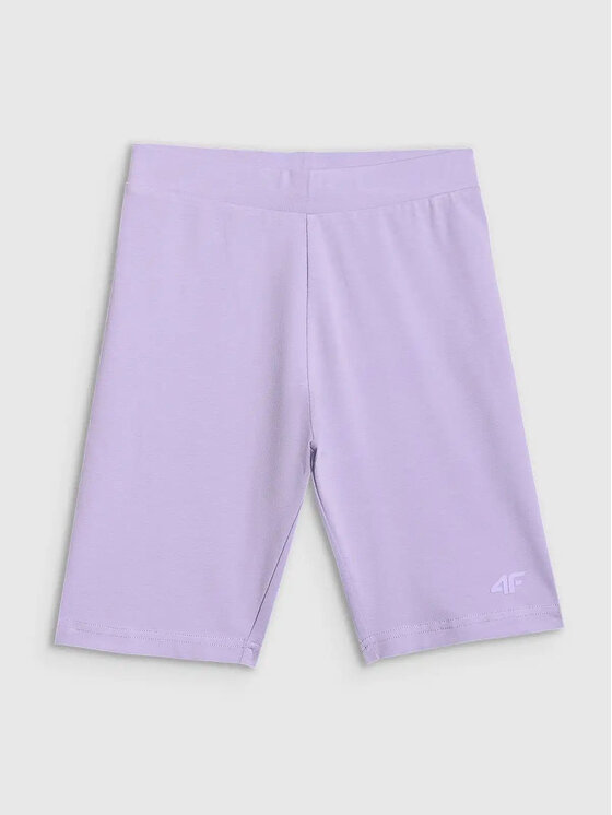 4F 4F Legginsy 4FJWSS26TSTIF028 Fioletowy