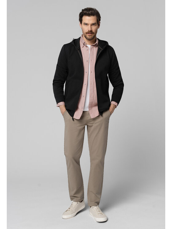 Volcano Volcano Bluza B-WOLF Czarny Regular Fit