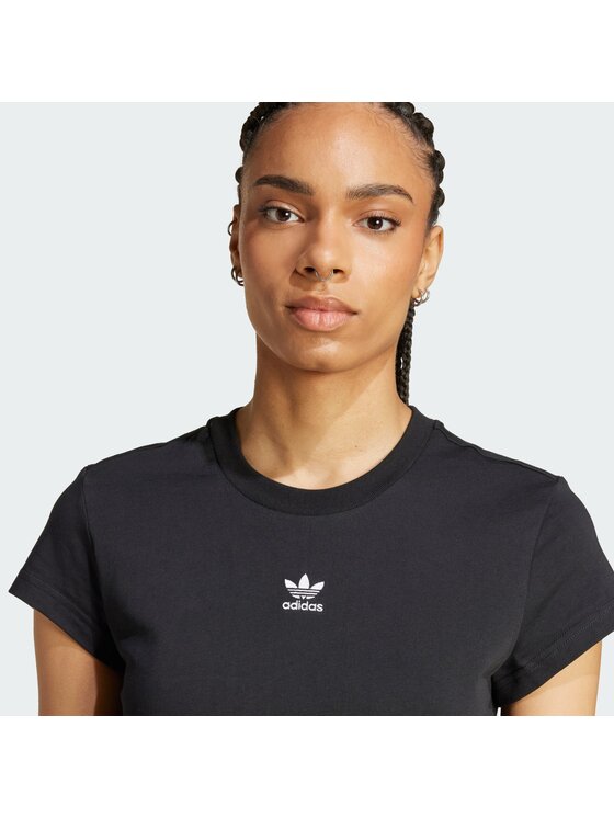 adidas adidas T-Shirt Essentials Slim Tee Czarny Slim Fit