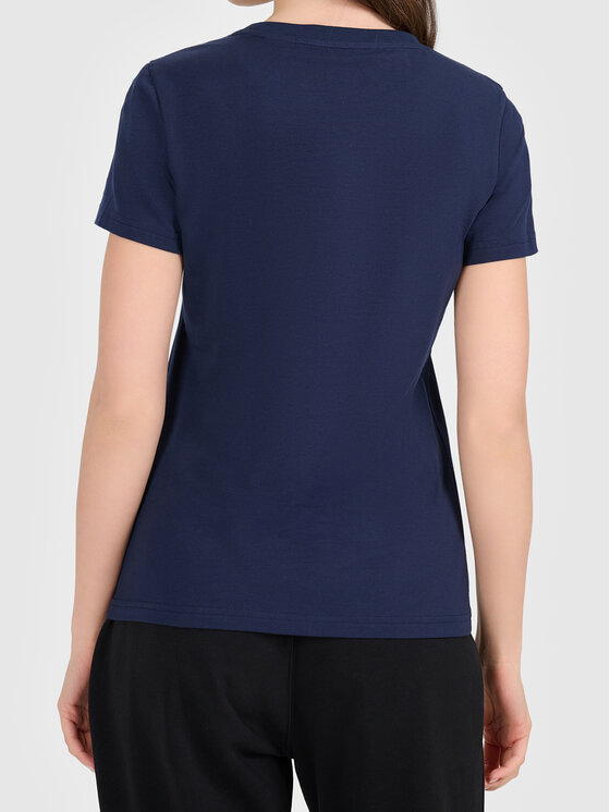 4F 4F T-Shirt 4FWMM00TTSHF3309-31S Granatowy Active Fit