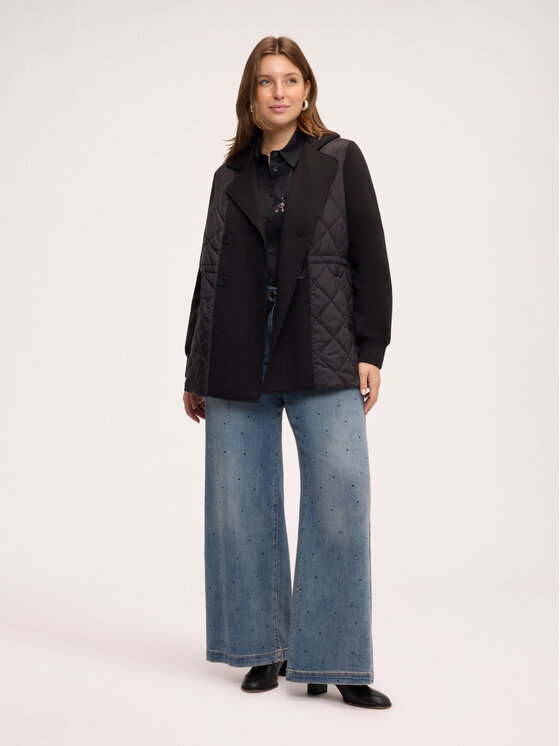 Fiorella Rubino Fiorella Rubino Giubbotto piumino F028T001568N033 Nero Regular Fit
