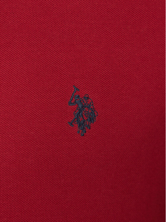 U.S. Polo Assn. U.S. Polo Assn. Polo MUP2255 Czerwony Regular Fit