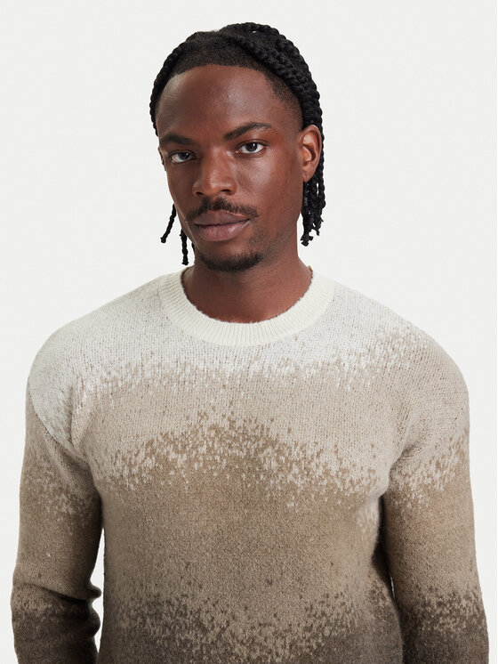 KARL LAGERFELD KARL LAGERFELD Sweter 655025 564307 Brązowy jasny Regular Fit
