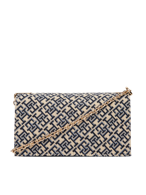 Tommy Hilfiger Tommy Hilfiger Handtasche Th Her Chain Cross Jacqu AW0AW18637 Dunkelblau