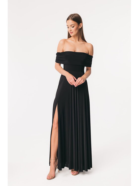 Aurora Aurora Večerní šaty Ophelia Černá Feminine Fit