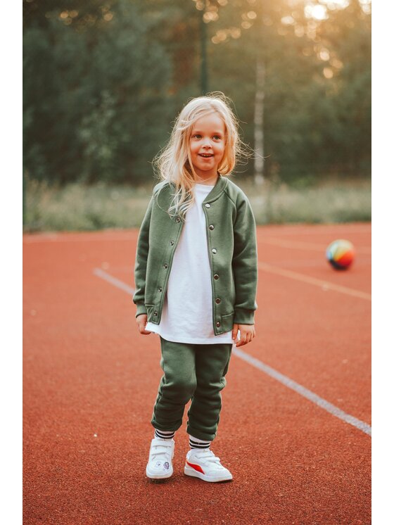 Bejbi Story Bejbi Story Bluza bomberka Snoop Teddy Zielony Active Fit