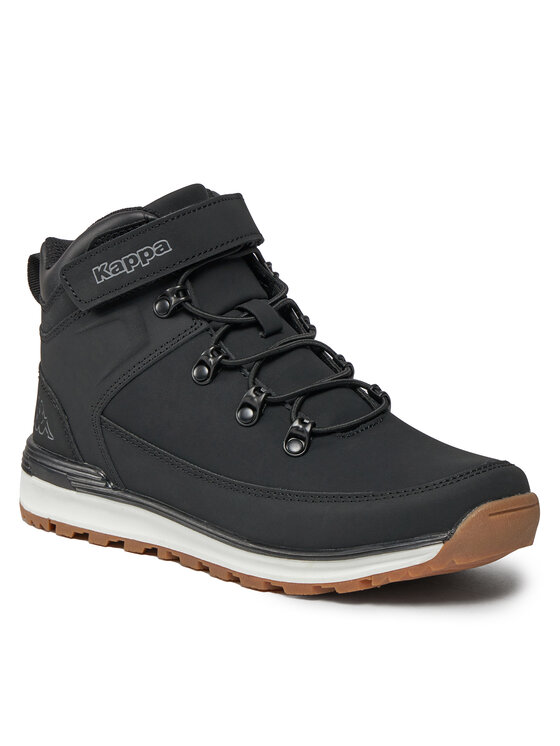 Kappa Kappa Schnürschuhe Logo Astos Md Ev Kid 371B8CW Schwarz