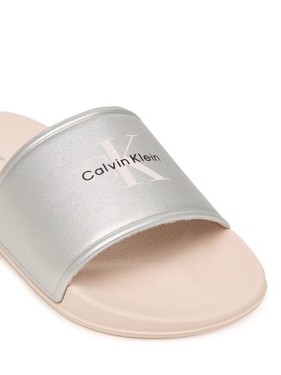 Calvin Klein Calvin Klein Ciabatte V3A0-83268-1367 Argento