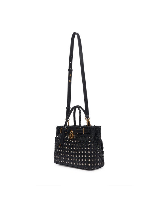 Tommy Hilfiger Tommy Hilfiger Kabelka American Icon Mini Tote Braided AW0AW18734 Černá