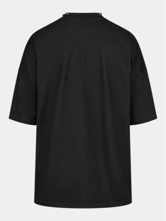 MADE BY SOCIETY MADE BY SOCIETY T-Shirt Gothic - T17692 Czarny Basic Fit