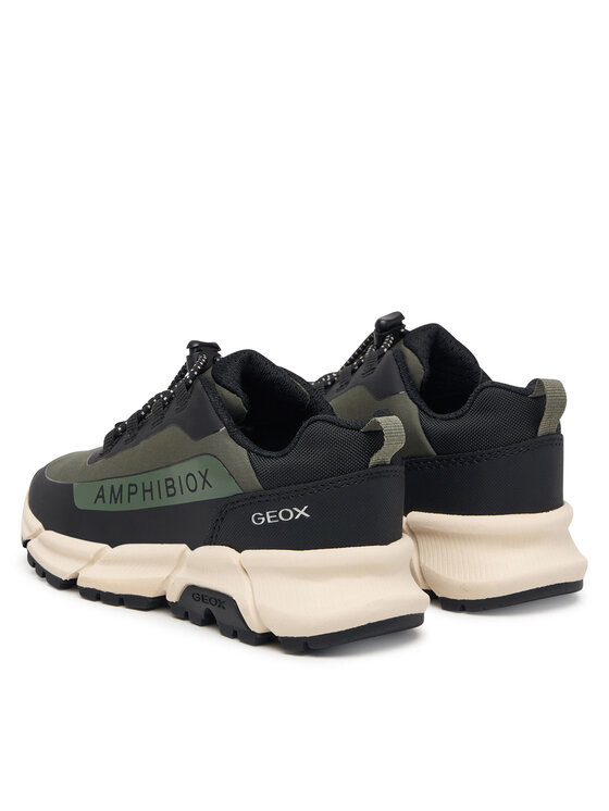 Geox Geox Sneakers J Flexyper Plus Boy B Abx J46LCC 0FU50 C0498 M Verde închis