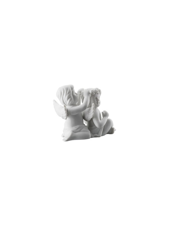 Rosenthal Rosenthal Figurka Para aniołów małych z kwiatami Biały
