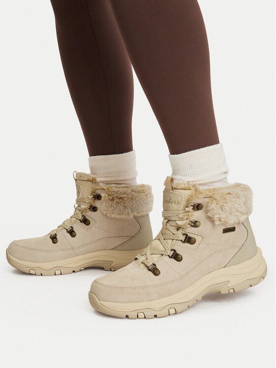 Skechers Skechers Trapery Trego - Snow Worries 167882/NAT Beżowy