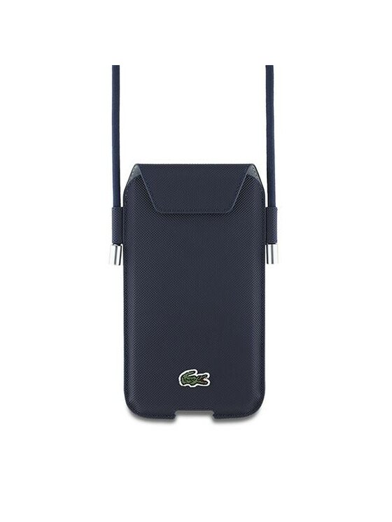 Torebka na telefon Lacoste, Granatowa, Crossbody Petit Pique